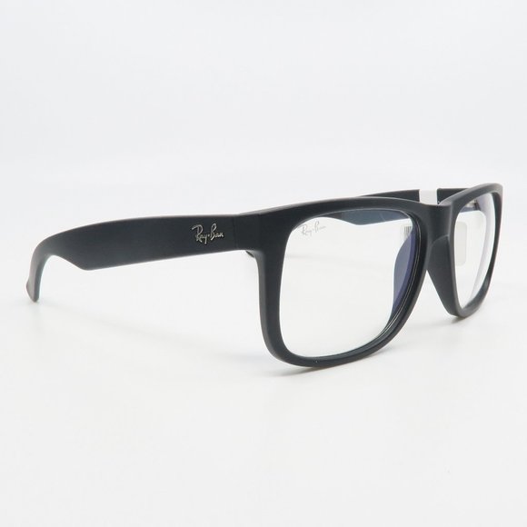 RB 4165 622/5X Ray-Ban New Matte Black/ Clear Justin Glasses with case - Picture 3 of 5
